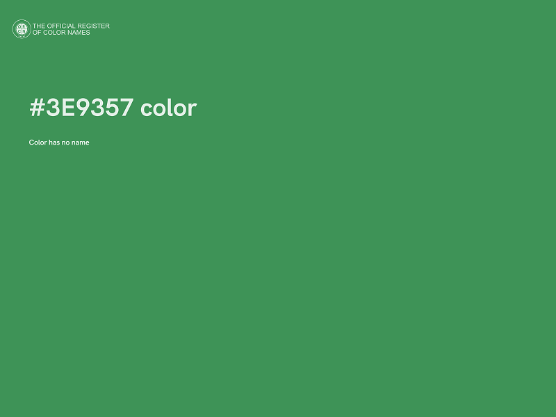 #3E9357 color image