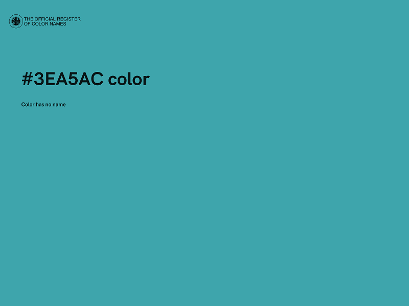 #3EA5AC color image