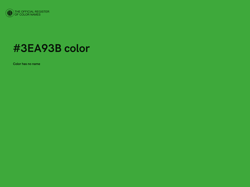 #3EA93B color image