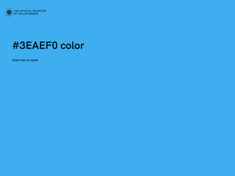 #3EAEF0 color image