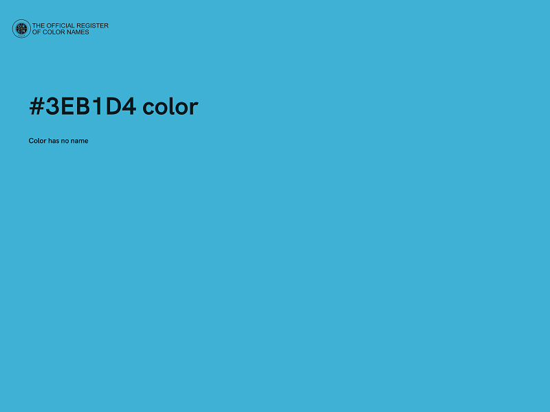 #3EB1D4 color image