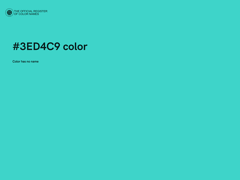 #3ED4C9 color image