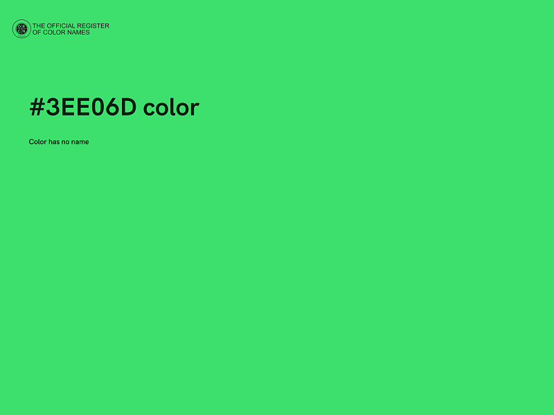 #3EE06D color image