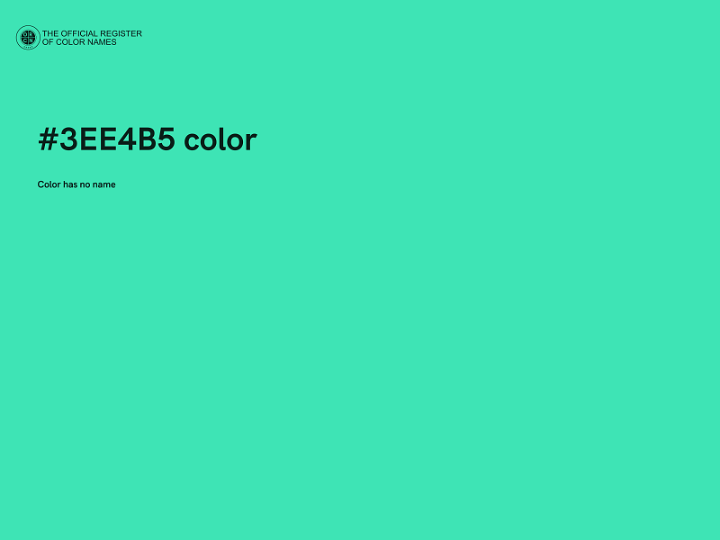 #3EE4B5 color image