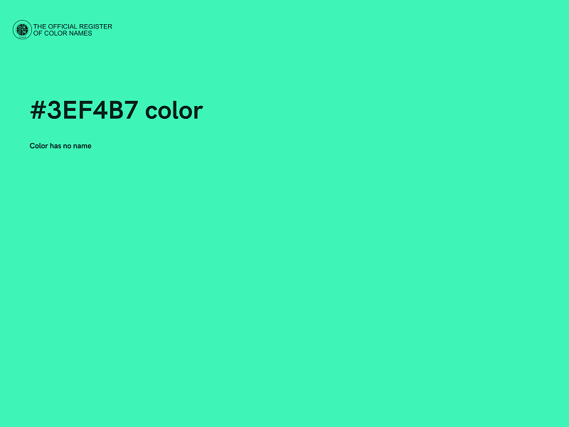 #3EF4B7 color image