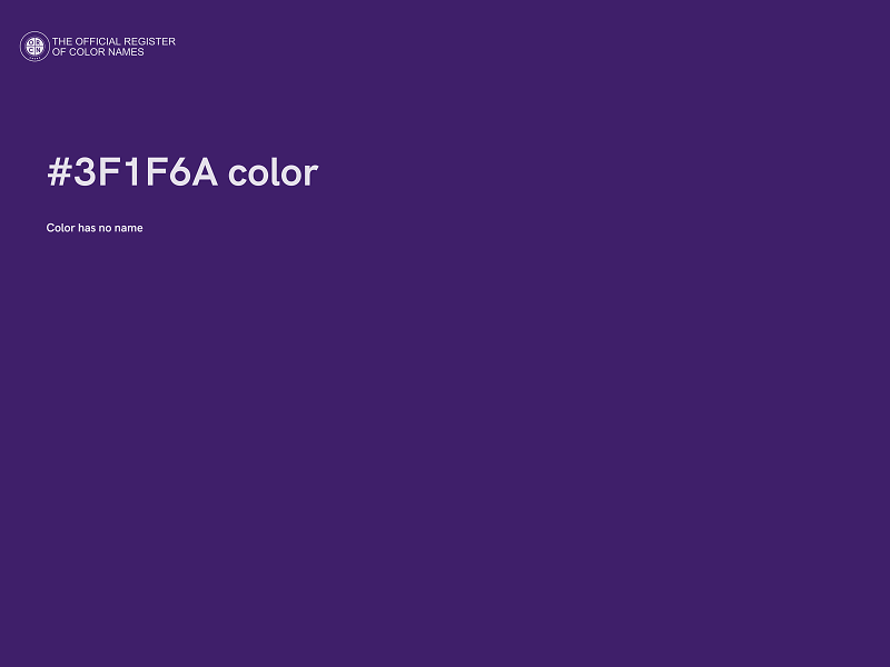 #3F1F6A color image