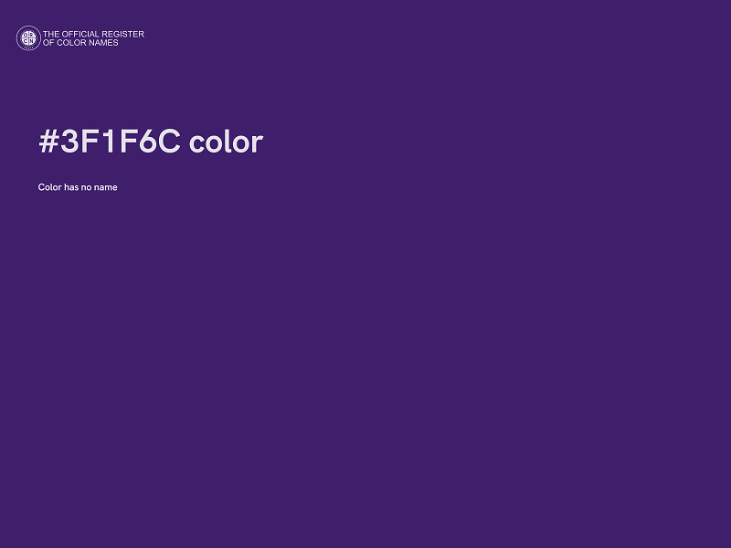 #3F1F6C color image