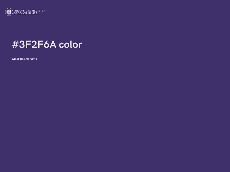 #3F2F6A color image