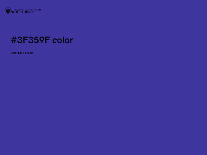 #3F359F color image