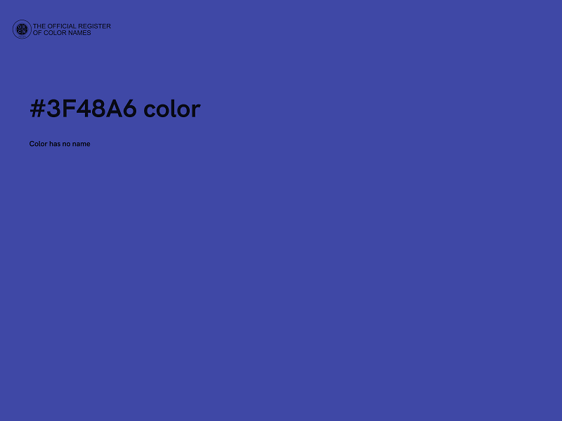 #3F48A6 color image