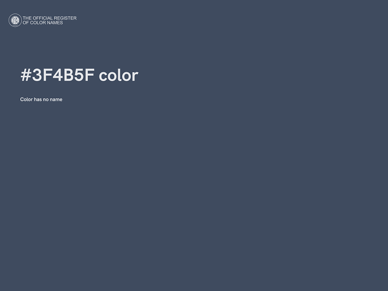 #3F4B5F color image