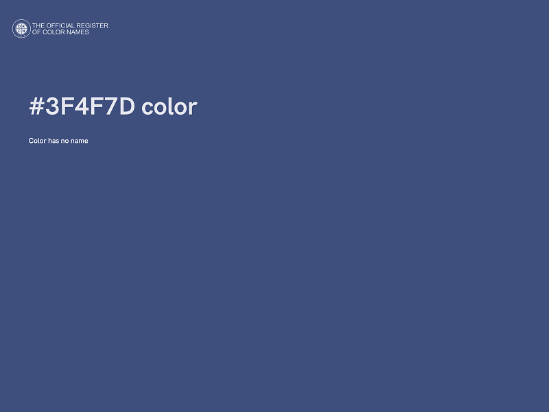 #3F4F7D color image