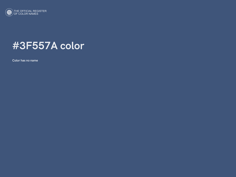 #3F557A color image