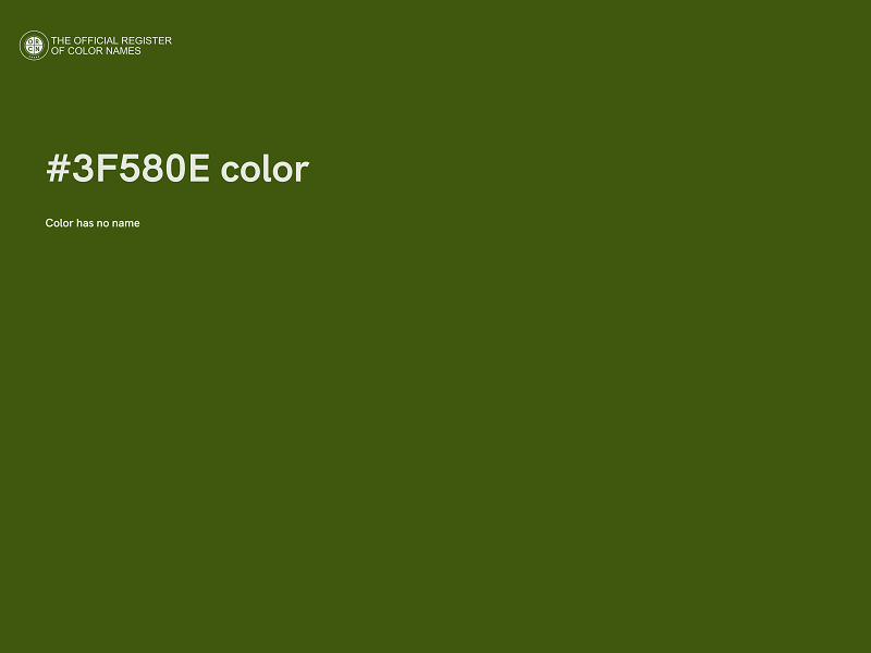 #3F580E color image