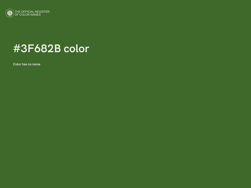 #3F682B color image