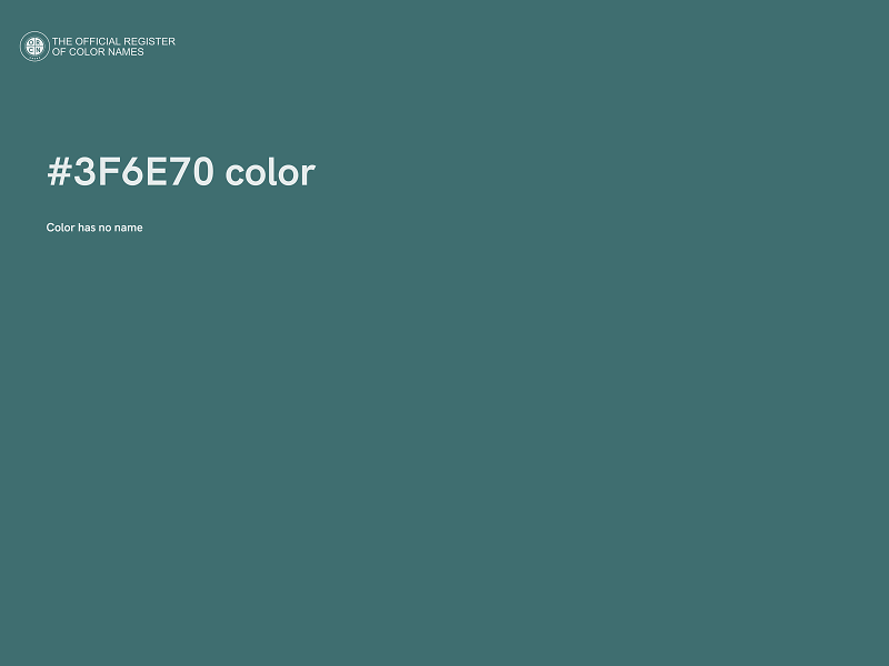 #3F6E70 color image