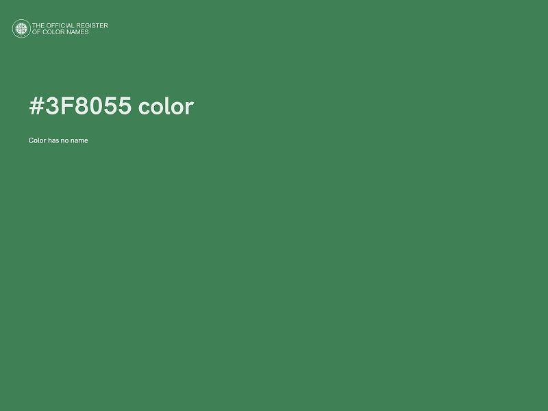 #3F8055 color image