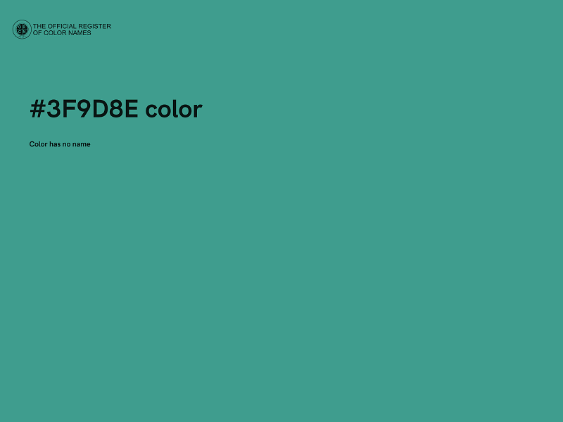 #3F9D8E color image