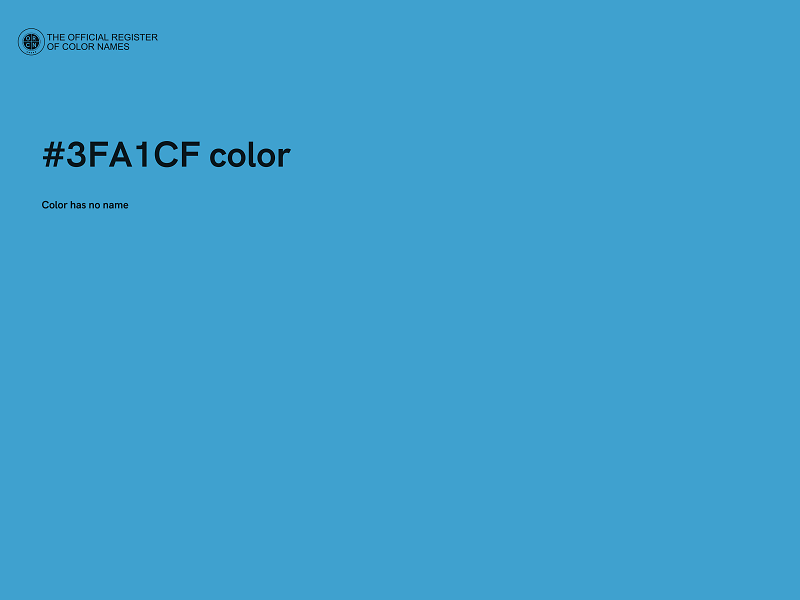 #3FA1CF color image