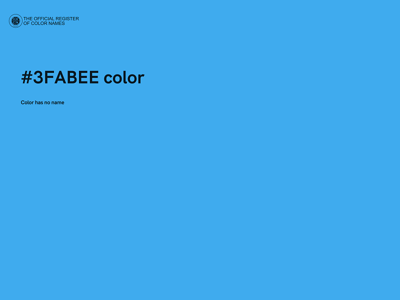 #3FABEE color image