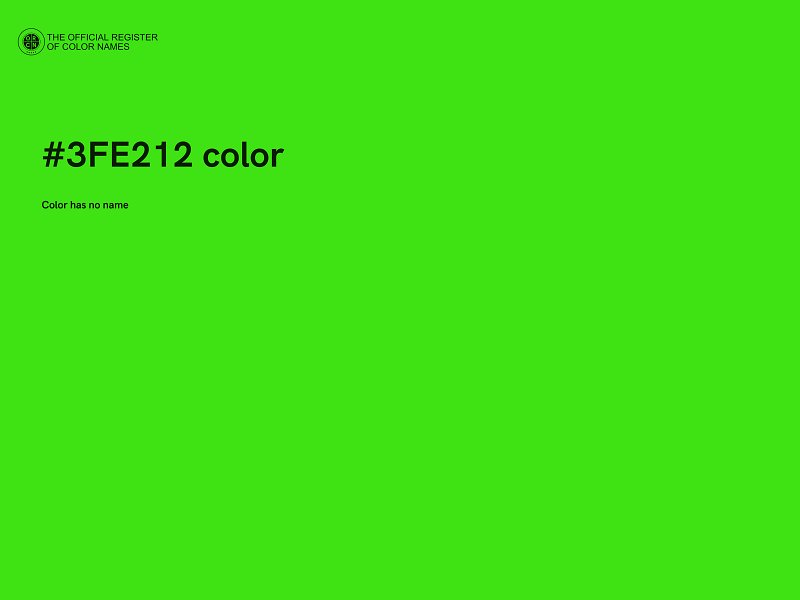 #3FE212 color image