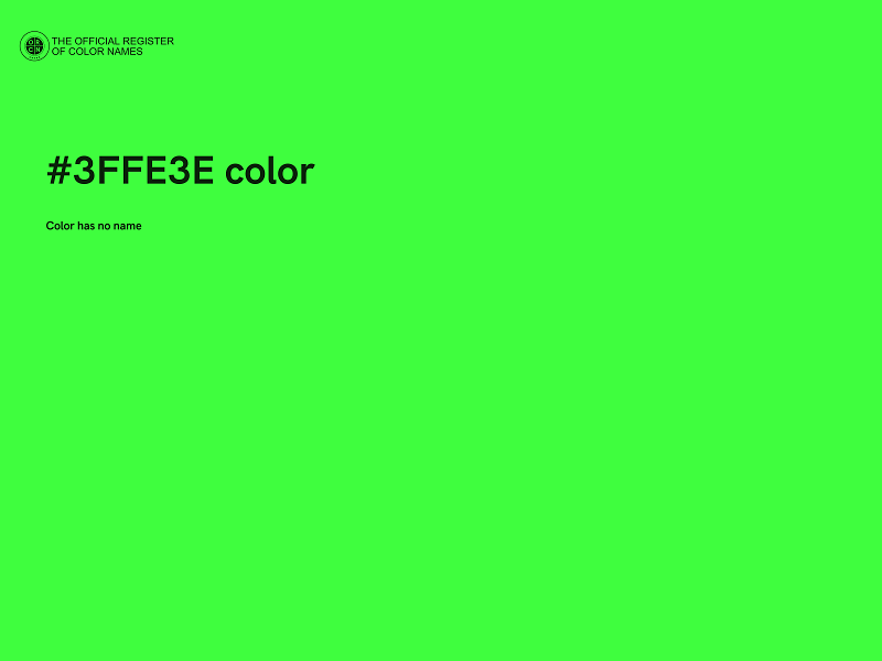 #3FFE3E color image