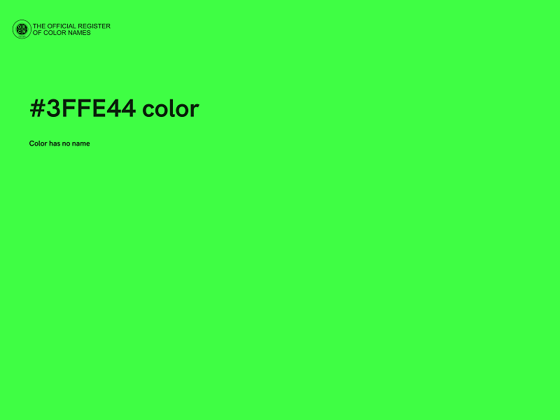 #3FFE44 color image