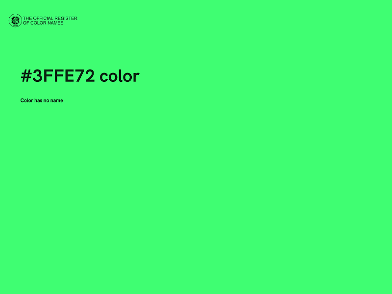 #3FFE72 color image