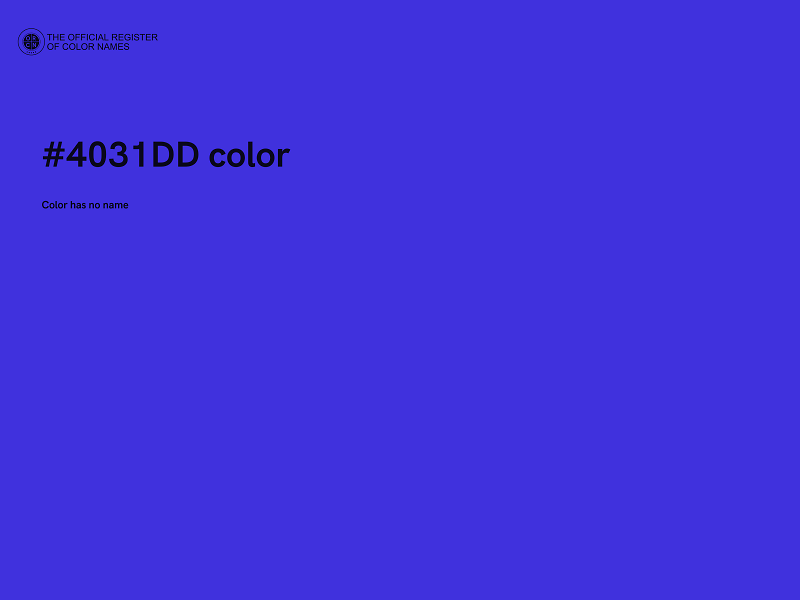 #4031DD color image