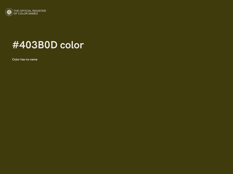 #403B0D color image