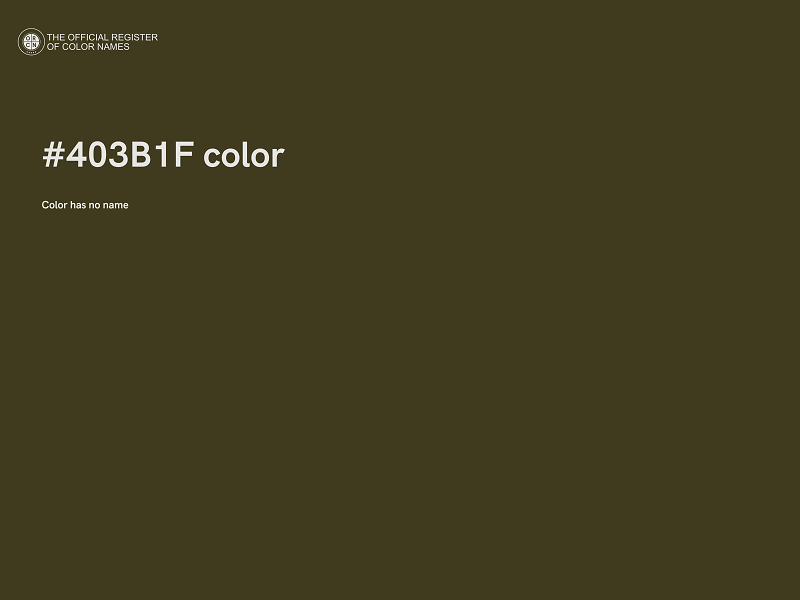 #403B1F color image