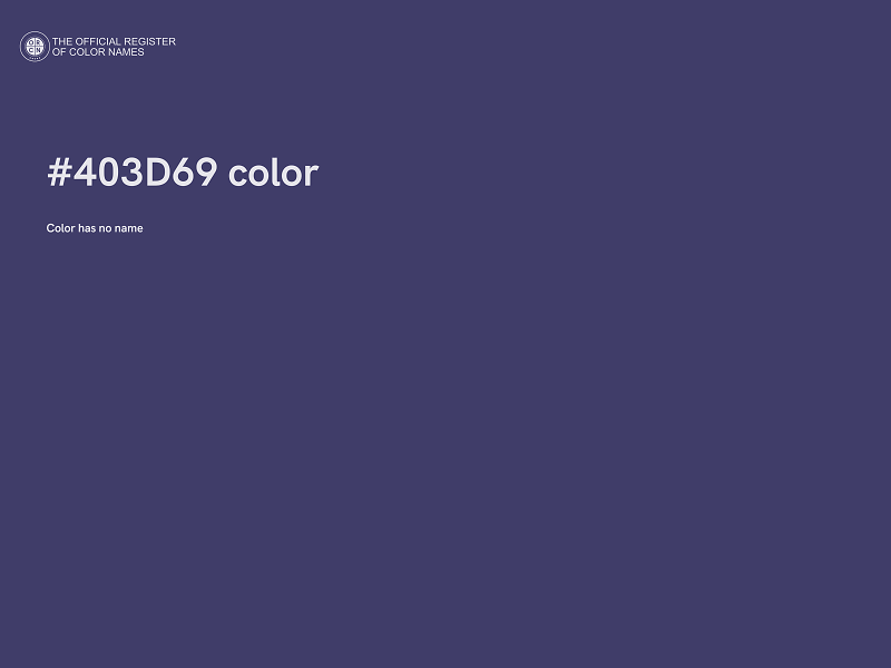 #403D69 color image