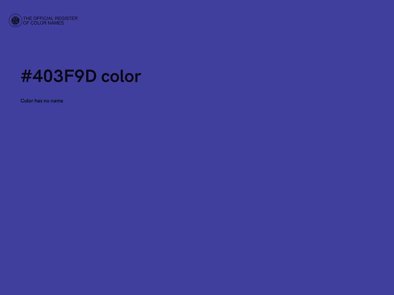 #403F9D color image