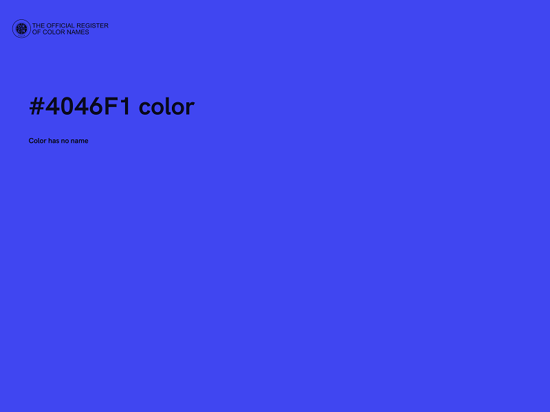 #4046F1 color image