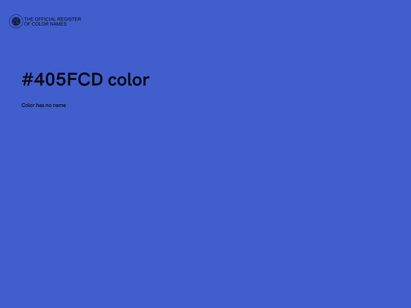 #405FCD color image