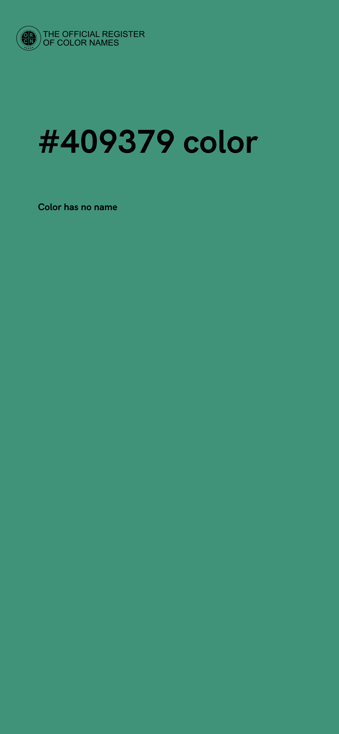 Color 409379 The Official Register Of Color Names