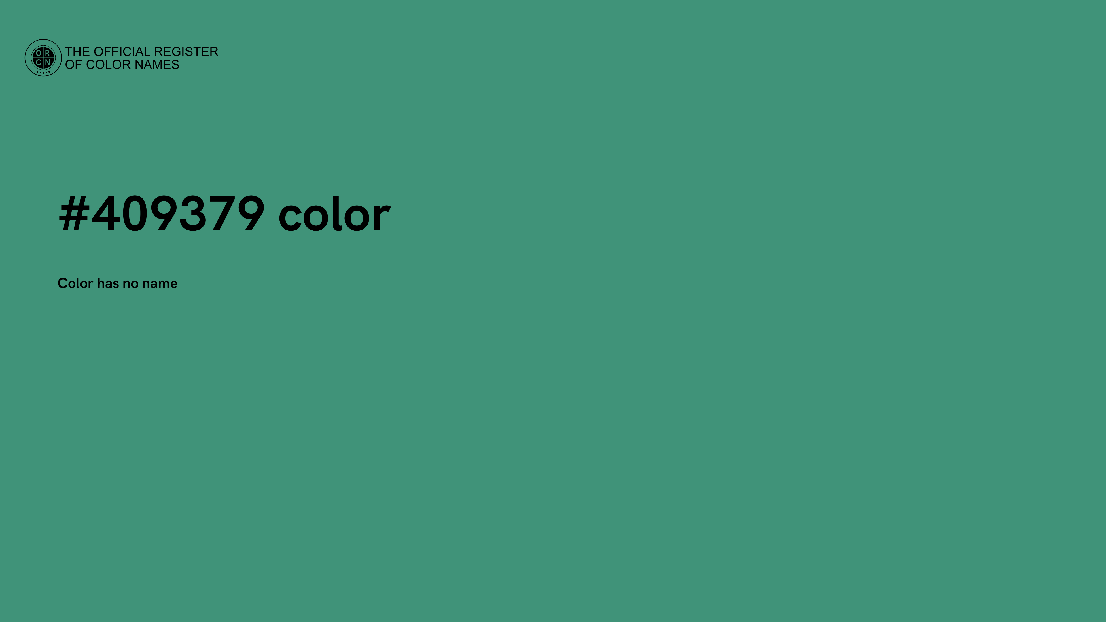 Color 409379 The Official Register Of Color Names