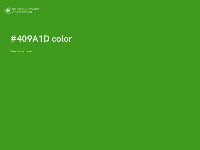 #409A1D color image