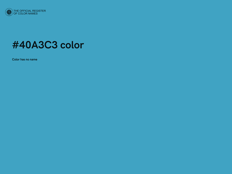 #40A3C3 color image