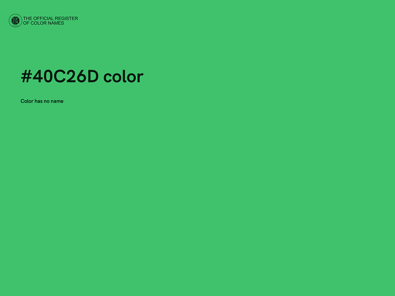 #40C26D color image