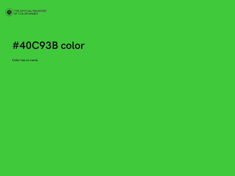 #40C93B color image