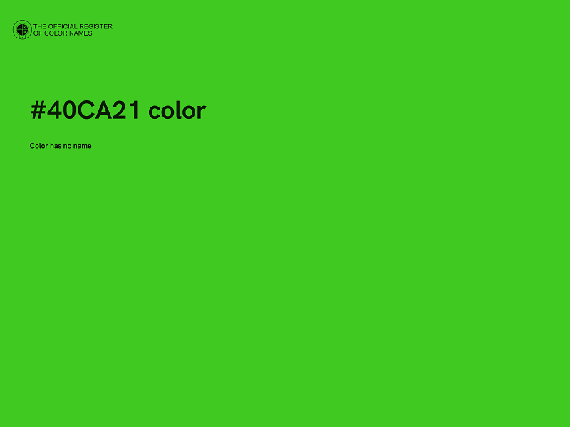 #40CA21 color image