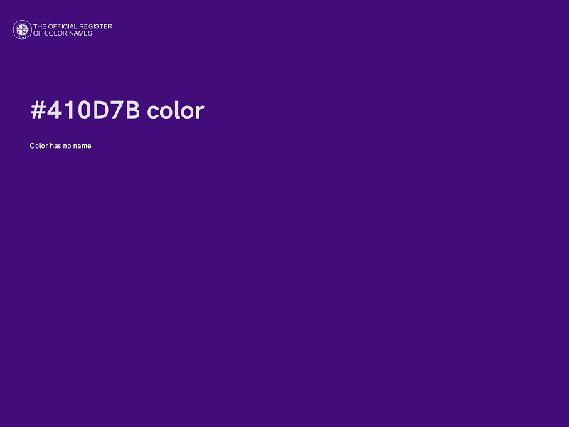 #410D7B color image