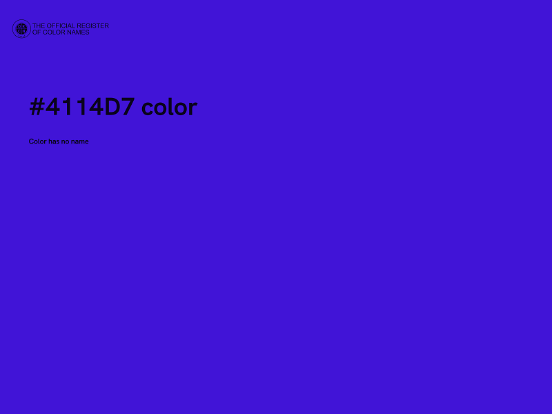 #4114D7 color image