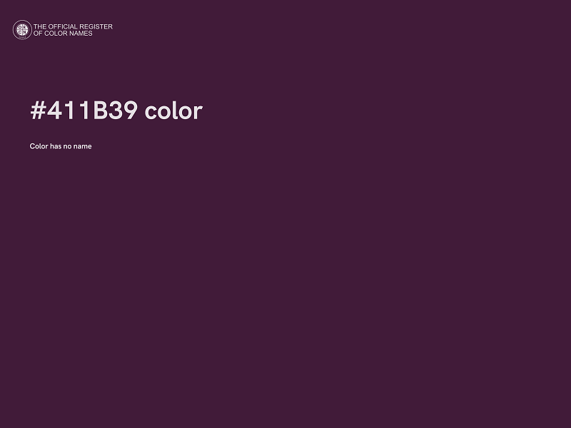 #411B39 color image