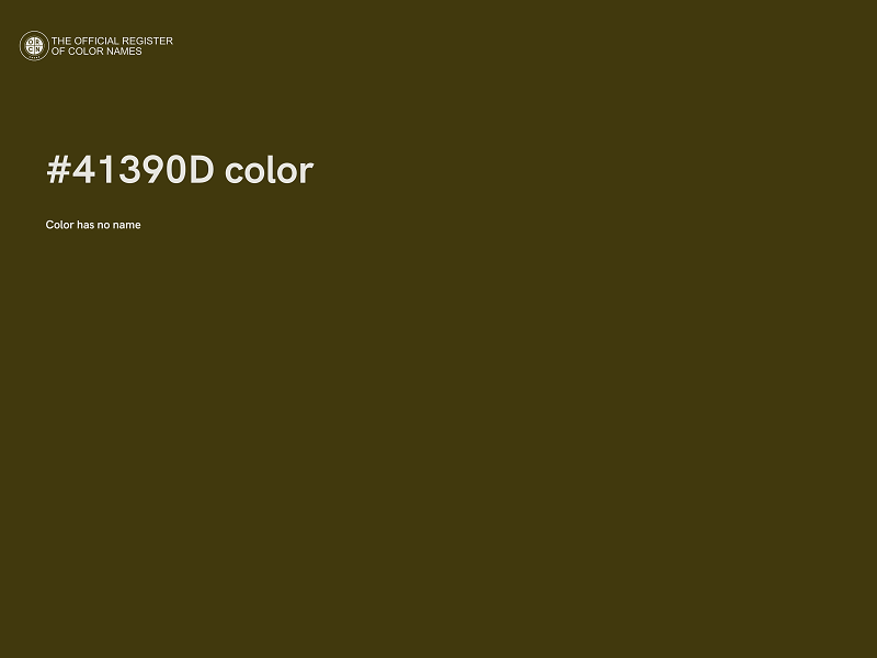 #41390D color image