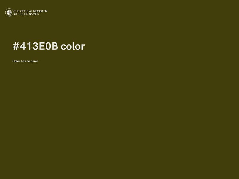 #413E0B color image