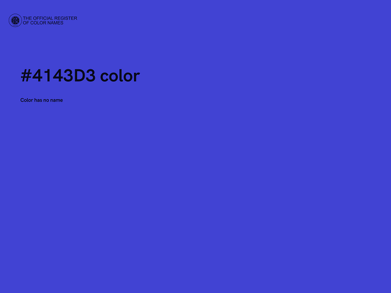 #4143D3 color image