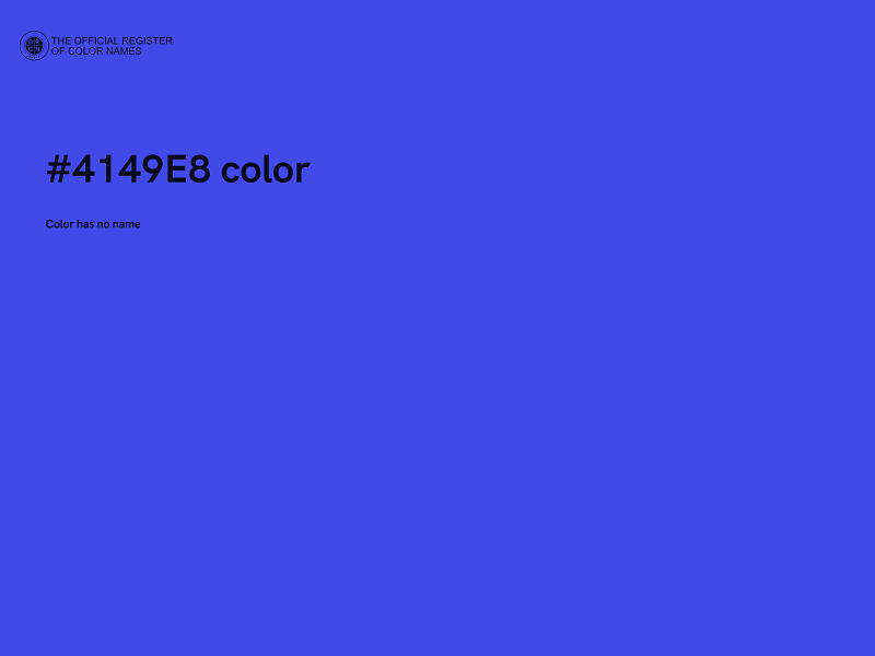 #4149E8 color image