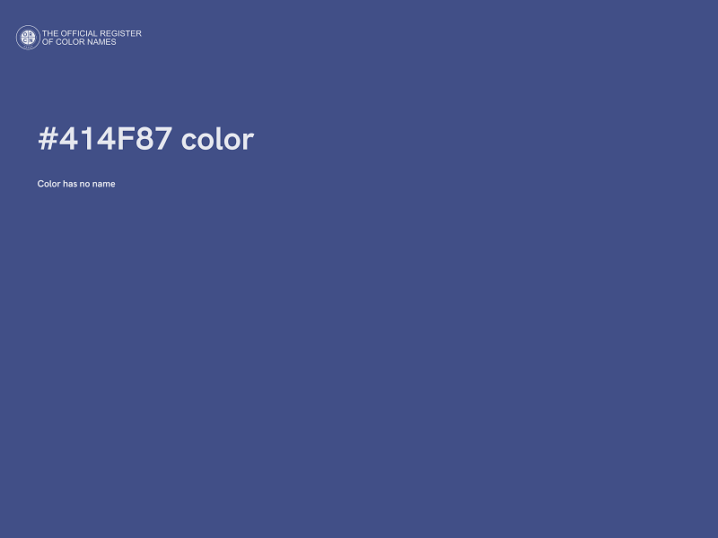 #414F87 color image